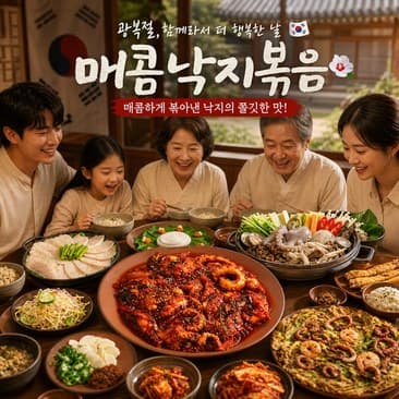 으뜸낙지 실제 제작 결과물